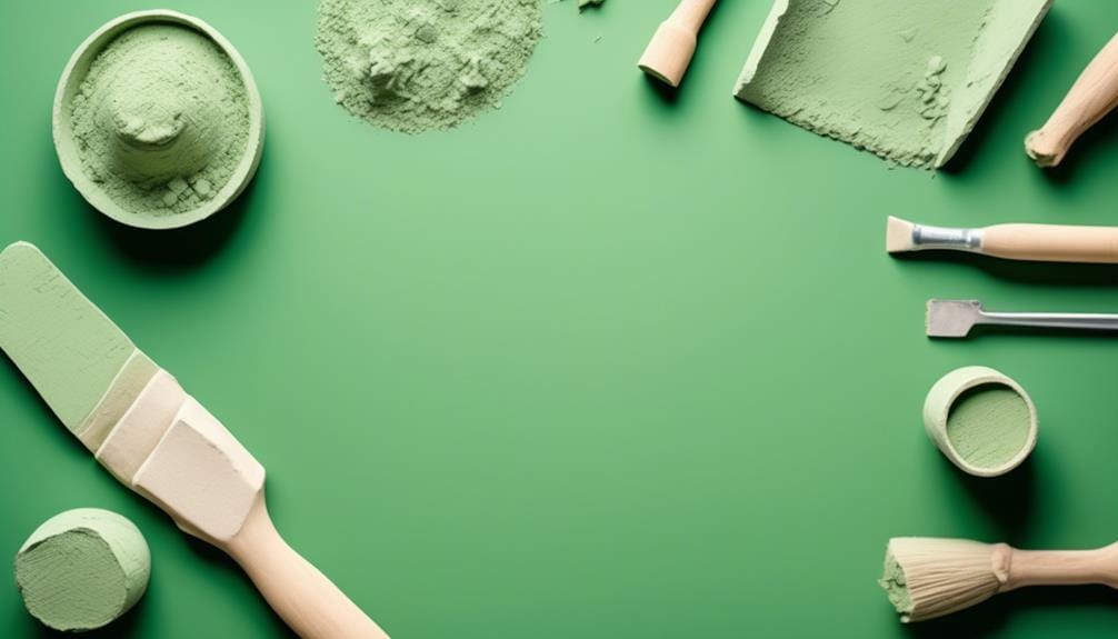 green plastering materials